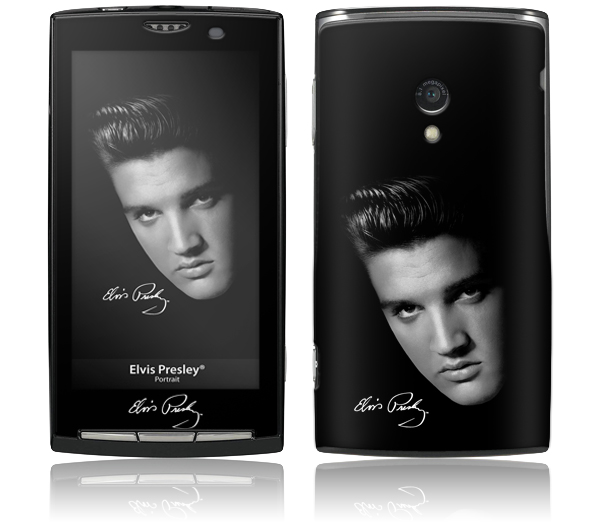MusicSkins MSELVS40134 Sony Ericsson Xperia X10 Elvis Presley Portrait Skin
