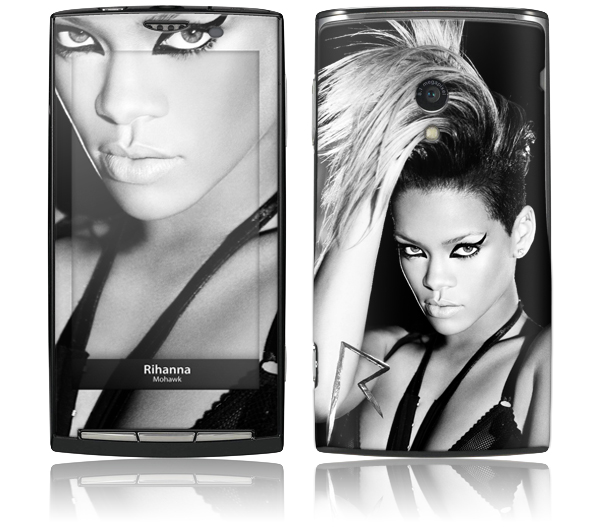 sony ericsson xperia x10 white price. Music Skins MSRIHA20134 Sony Ericsson Xperia X10 Rihanna Mohawk Skin Price: 24.64