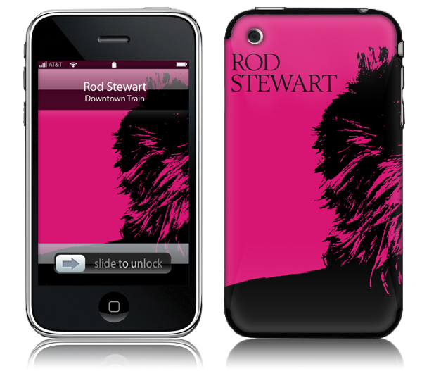 Music Skins MSRSTW10001 iPhone 2G3G3GS Rod Stewart Downtown Train Skin