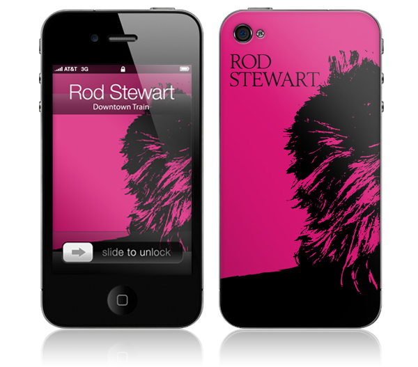 Music Skins MSRSTW10133 iPhone 4 Rod Stewart Downtown Train Skin