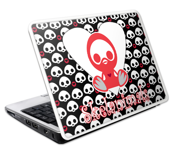 MusicSkins MSSKEL70022 Netbook Medium 9.4 x 5.8 Skelanimals Kablooey Skin