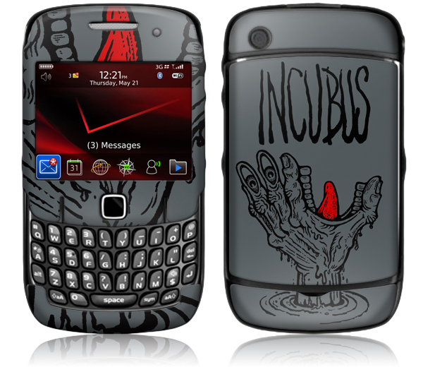 MusicSkins MSINCU20044 BlackBerry Curve 85208530 Incubus Hungry Hand Skin