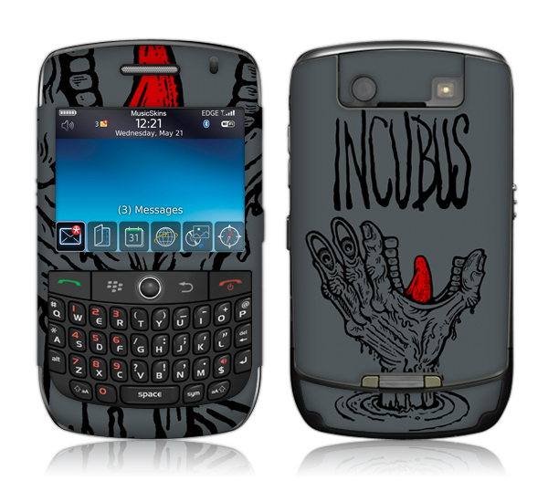 MusicSkins MSINCU20015 BlackBerry Curve 8900 Incubus Hungry Hand Skin