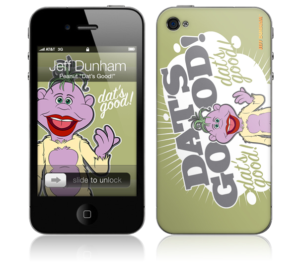 jeff dunham peanut gif. Music Skins MSJDUN10133 iPhone 4 Jeff Dunham Peanut in.Dat s Good in. Skin