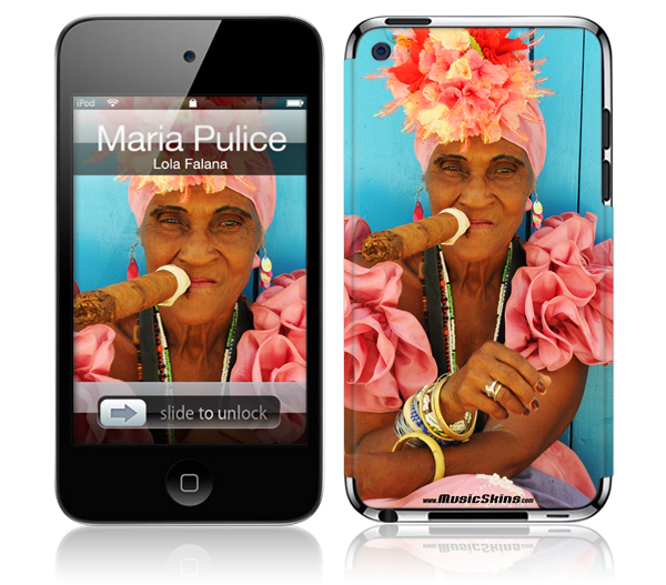  MusicSkins MSPULI10201 iPod Touch 4th Gen Maria Pulice Lola Falana 