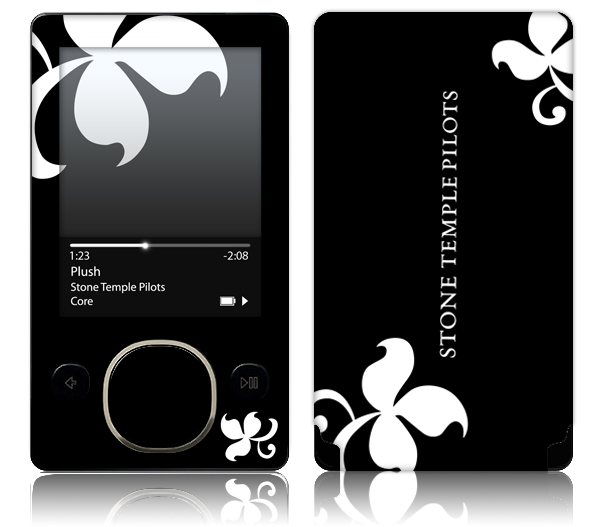 MusicSkins MSSTP10165 Microsoft Zune 80GB Stone Temple Pilots Logo Skin