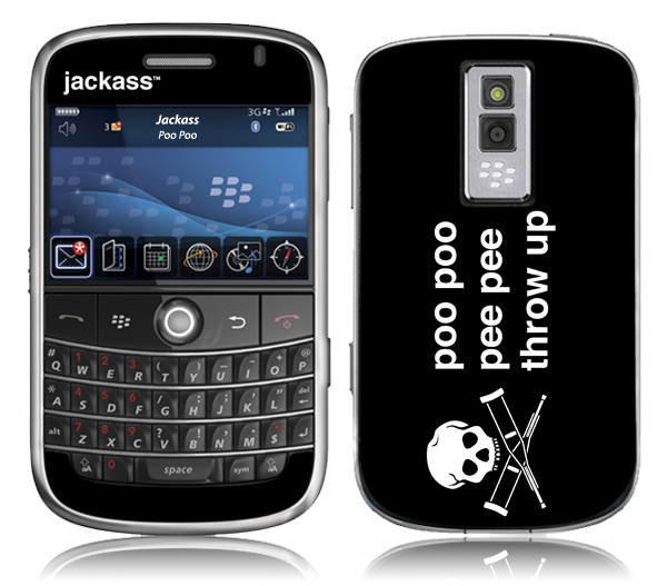 MusicSkins MSJKAS30007 BlackBerry Bold 9000 Jackass Poo Poo Skin