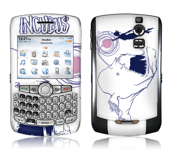 MusicSkins MSINCU40006 BlackBerry Curve 830083108320 Incubus Seamonster Skin