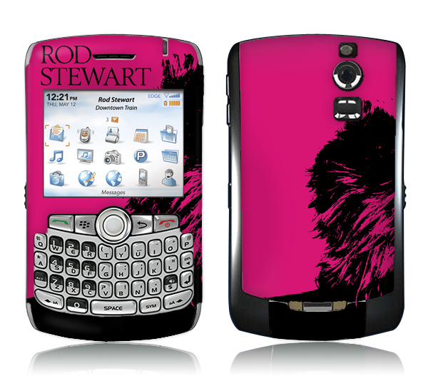 Music Skins MSRSTW10006 BlackBerry Curve 830083108320 Rod Stewart Downtown Train Skin