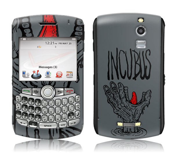 MusicSkins MSINCU20032 BlackBerry Curve 8330 Incubus Hungry Hand Skin