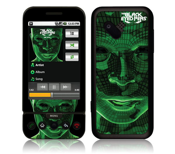 MusicSkins MSBEP10009 HTC TMobile G1 The Black Eyed Peas The E.N.D Skin