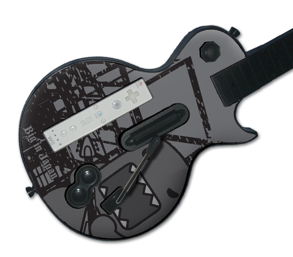 MusicSkins MSDOMO20027 Guitar Hero Les Paul Wii Domo Big In Japan Skin