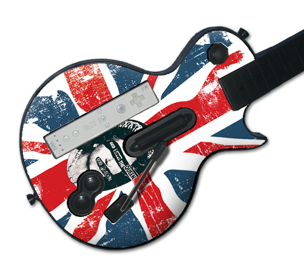 MusicSkins MSSXP30027 Guitar Hero Les Paul Wii Sex Pistols God Save The Queen Skin