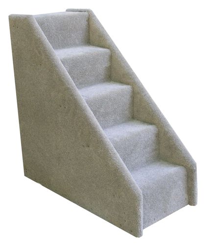 Essential Pet Products MINI5GR Mini 5 Step Pet Stairs  Grey