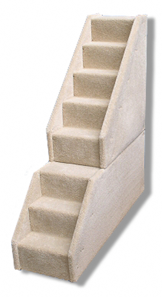Essential Pet Products MINI8BE Mini 8 Step Pet Stairs  Beige
