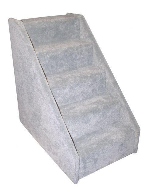 Essential Pet Products MIDI5GR Extra Wide 5 Step Pet Stairs  Grey