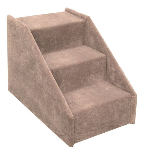 Essential Pet Products DOGSTAIRSBE Big Dog 3 Step Pet Stairs  Beige