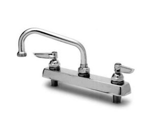 Quality Home Items 108032 Swing Nozzle Deck Mount Faucet
