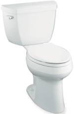Quality Home Items 581244 Cimarron Toilet Tank 1.28 Gpf For Enlogated Bowl K-4421-0