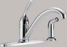Delta Kitchen Faucet Single Handle Lead Free Chrome