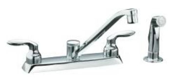 Quality Home Items 180528 Coralais Lever Handle Less Spray Kitchen Faucet-chrome K-15251-4-cp