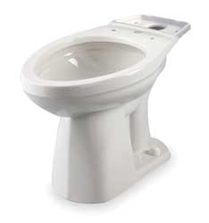 21377 Gerber Ultra Flush Elongated Siphon Jet Toilet Bowl White 17 In. 1.6 Gpf