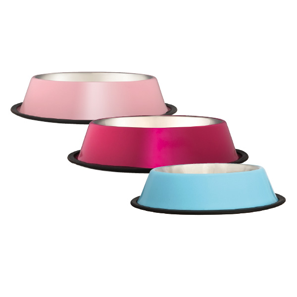 Pet Pals ZA524 16 38 ProSelect AntiSkid Bowl Pint Hot Pink