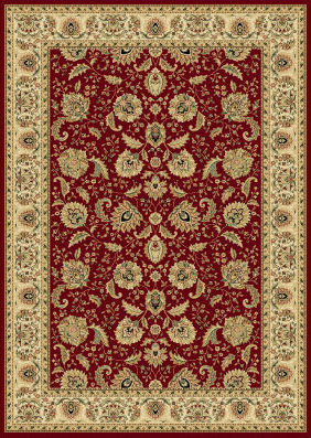 Central Oriental 2048CW6D 5.25 ft. Radiance Arcadia Crimson Oriental Rug