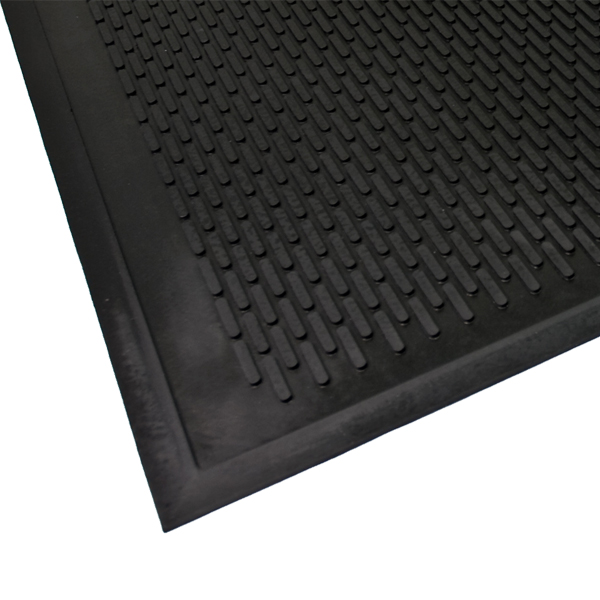 14030500 Clean Step All Rubber Outdoor Scraper Mat 3x5 Black