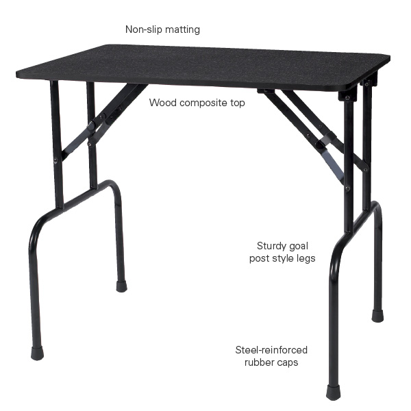 Tp357 30 Me Able Table Folding Grooming Tbl 30x18x32 In S