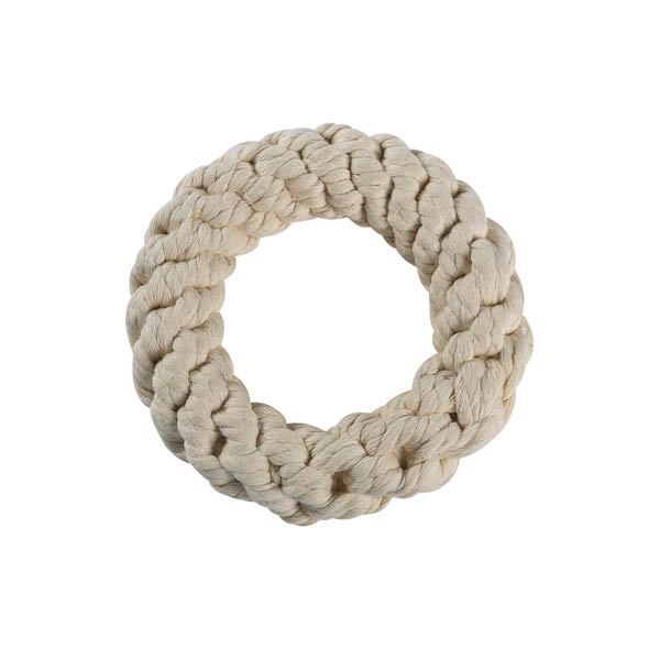 Pet Pals ZA3546 03 Zanies EcoFriendly Rope Ring Sm