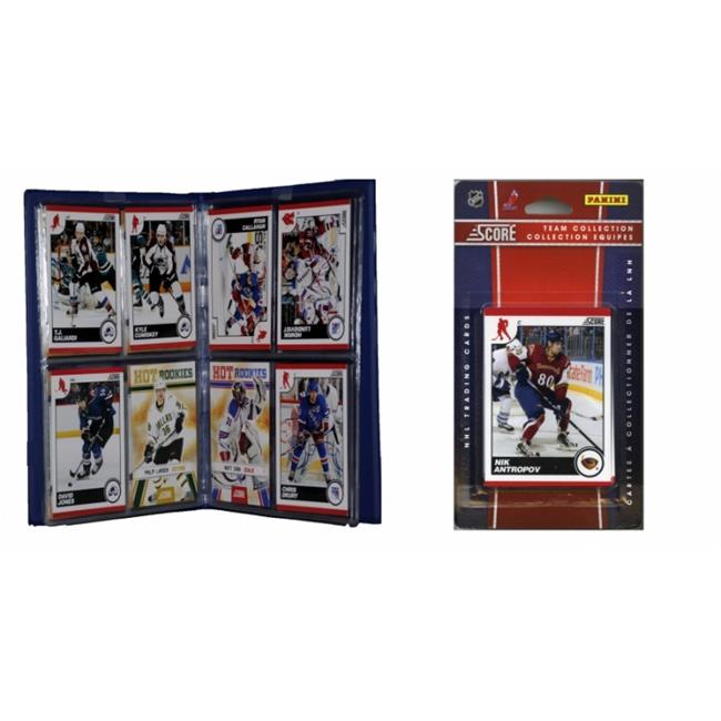 C & I Sammlerstücke 2010THRASHTS NHL Atlanta Thrashers Licensed 2010 Score Mannschaft Set und Lagerung Album