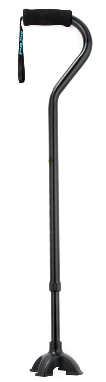 Sm-017003b Quadruple Cane Tip - Black