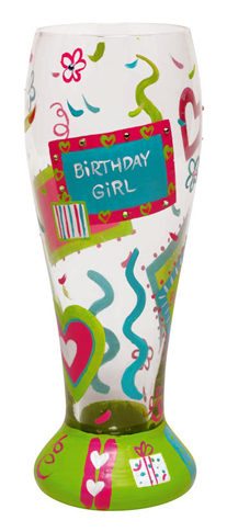 Santa Barbara PIL5511B Lolita Pilsner Glass  Birthday Girl Too