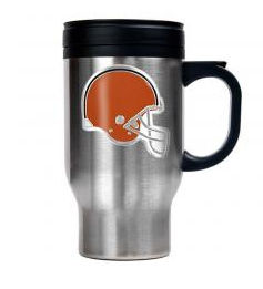 Great American Products 79544 Cleveland Browns Stainless Steel Thermal Mug with Emblem
