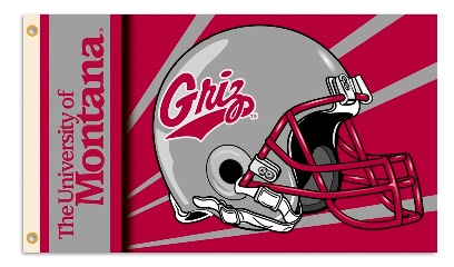 BSI Products 92070 Montana Grizzlies 2Sided 3 ft. X 5 ft. Flag WGrommets