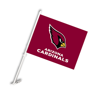 Fremont Die 98922 Arizona Cardinals Car Flag WWall Brackett