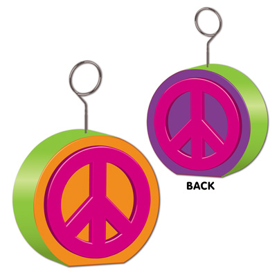 UPC 034689578772 product image for Beistle 57877 Peace Sign Photo-Balloon Holder Pack of 6 | upcitemdb.com