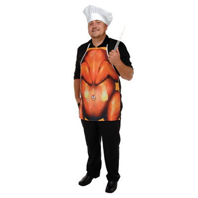 Beistle 90034 Thanksgiving Fabric Novelty Apron Pack Of 6