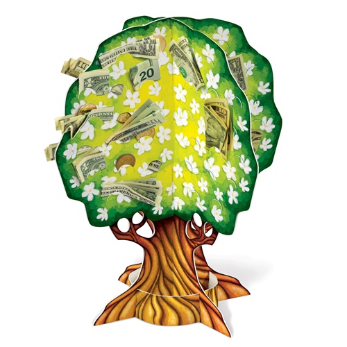 Beistle 57340 3-D Wedding-Anniversary Money Tree