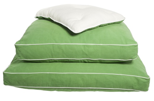 Dog Gone Smart Bed DGSGRE3413 XL Green Apple Rectangular White Piping