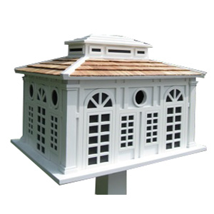 Home Bazaar HB9040L Garden Pavilion Birdhouse Large Signature Series