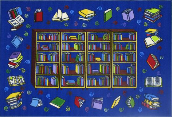 Fun Time Ft-98 5178 51 In. X 78 In. Reading Time Rug