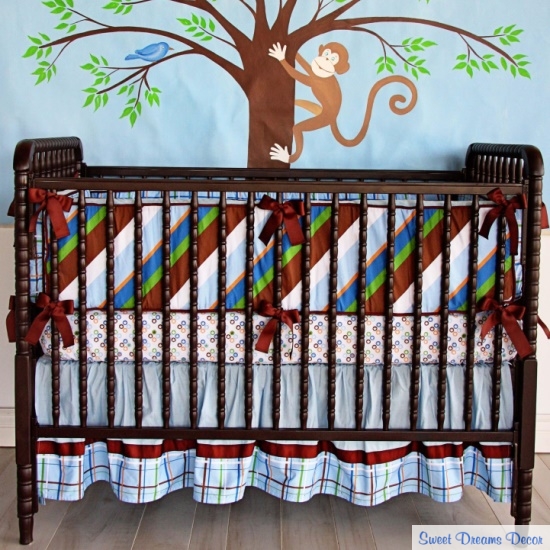 Caden Lane 23GABEBED Boutique Gabe 3 Pieces Crib Bedding Baby Boy Bedding