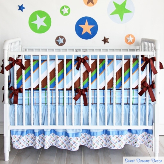 Caden Lane 24TANNERBED Boutique Tanner 3 Pieces Crib Bedding Baby Boy Bedding