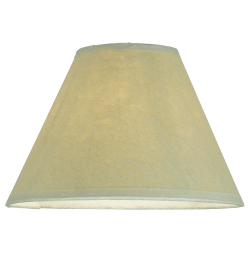 116565 7 In. Aged Celadon Parchment Shade