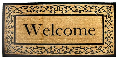 DC Mills 71718 Elegant Double Welcome Front Door Mat