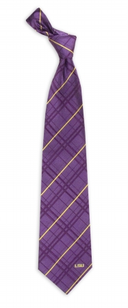 Eagles Wings 4809 LSU Tigers Oxford Woven Silk Tie