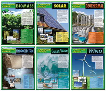 Carson Dellosa CD-444049 Alternative Energy Chartlet Set