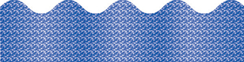 Carson Dellosa CD-108097 Blue Sparkle Border